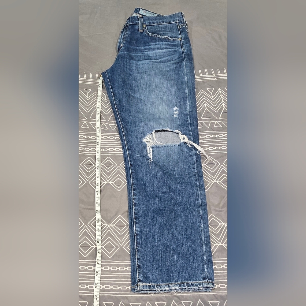 Adriano Goldschmied The Ex Boyfriend Slim Distressed Jeans Size 28 - Picture 3 of 9